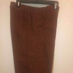 White stage women Capri